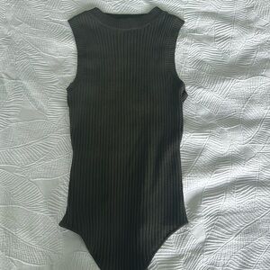 Altra’d State Olive Green Bodysuit Sz Small